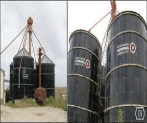 Los silos de cereales e han puesto a la venta por internet