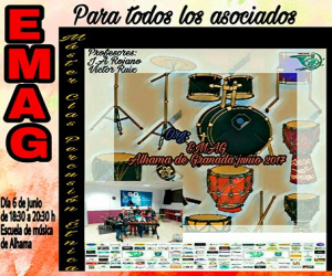 Masterclass de percusión étnica de la EMAG