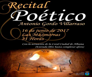 Invitación a acto poético-musical con la Coral Ciudad de Alhama