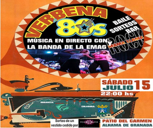 El sábado 15 verbena de la EMAG, y nos colamos en un ensayo de Mama Llama