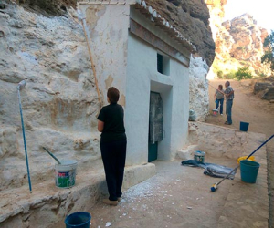 La ermita de Los Ángeles preparada para su día (2 de agosto)