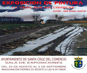 Exposición de óleos de José María Martín en Santa Cruz del Comercio