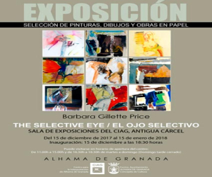 Este viernes inauguración de la exposición “The Selective Eye” de Barbara Price en el CIAG