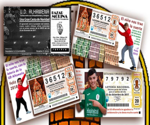 La UD Alhameña despide el año sorteando su tradicional Cesta