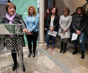 Diputación y Junta de Andalucía apoyan las reivindicaciones de las mujeres en este 8 de Marzo.