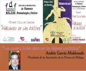 Andrés García Maldonado en las conferencias de flamenco
