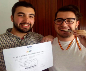Juan Elías Galeote, medalla de bronce en la Fase Nacional de la Olimpiada Española de Física