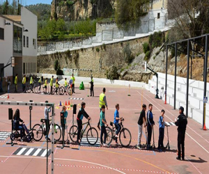 El CEIP Conde de Tendilla dedica una jornada a la educación vial de sus alumnos