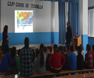 Los alumnos del CEIP Conde Tendilla adquieren conocimientos sobre autoprotección en caso de terremotos