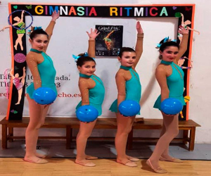 La gimnasia rítmica de Jayena bronce en X trofeo El Mamut de Padul