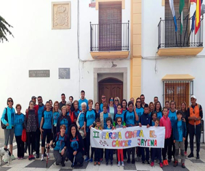 La II marcha contra el cáncer de Jayena contó con la presencia de José Javier García Montero presidente de AECC en Granada