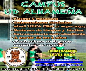 Campus de verano de la UD Alhameña desde el 2 de julio