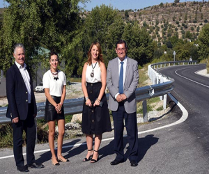 Diputación invierte 185.000 euros en la mejora de la carretera entre Jayena y Fornes 