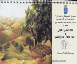 Felicitación y calendario 2007 del alcalde de Alhama