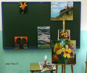 Trabajos del taller de pintura