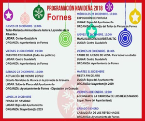 Actividades Navidad 2018, en Fornes