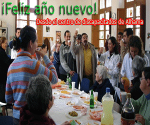 El centro ocpupacional de discapacitados nos felicita el 2007