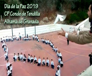 Los alumnos del CEIP Conde de Tendilla celebraron el día de la Paz 2019