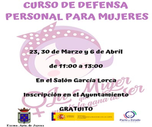 Curso de defensa personal para mujeres en Jayena para afrontar situaciones de amenaza