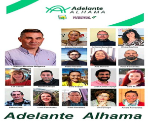 Integrantes de Adelante Alhama, la candidatura de la unidad
