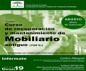Curso: “Recuperación y mantenimiento de mobiliario antiguo”