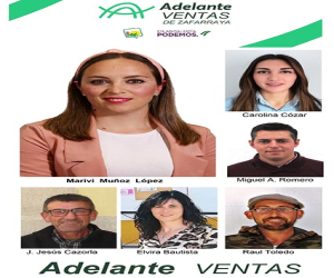 Elecciones Municipales 26-mayo-2019, ADELANTE VENTAS, Ventas de Zafarraya