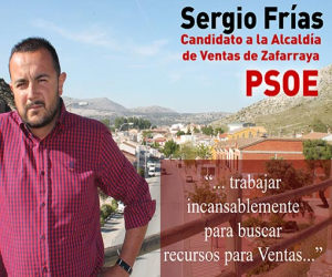 Sergio Frías, candidato a la alcaldía de Ventas de Zafarraya por el PSOE