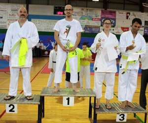 Yasmin Asunción y Alejandro García campeones de la Final Four de karate