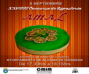 El jueves 5 de septiembre tendrá lugar el concurso de repostería AMAL