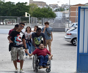 Alhama acogió uno de los programas del voluntariado del Cuerpo Europeo de Solidaridad con discapacidad
