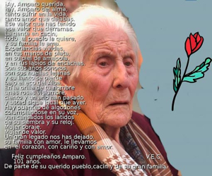 La abuela de Cacín cumple 101 años