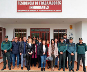 La Subdelegada del Gobierno de España, junto con los representantes de los cuerpos de seguridad, se reunió con los representantes de la Mancomunidad