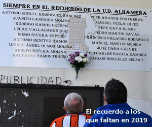 La UD Alhameña rinde homenaje “a los que ya no están”, 2019