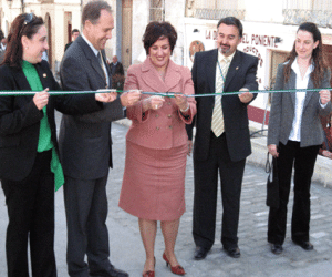 Inauguración del nuevo adoquinado del paseo del Ayuntamiento