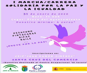 I Marcha-Carrera Solidaria por la Paz y la Igualdad en Santa Cruz del Comercio