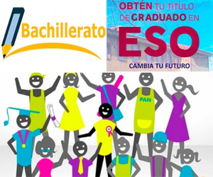 Obtención del título de Bachiller y de Graduado Escolar, así como bolsa de trabajo para plaza de Técnico/a de Inclusión Social