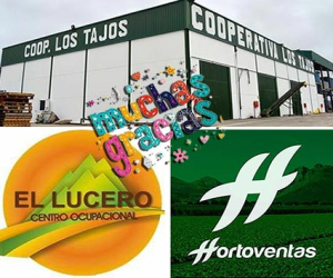 Agradecimiento para el centro ocupacional El Lucero, demás donantes y voluntarios