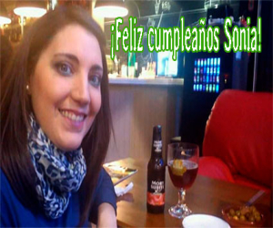 ¡Feliz cumpleaños Sonia!