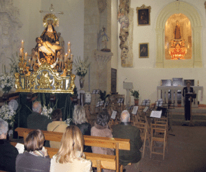 Chencha exaltó a la Virgen de las Angustias
