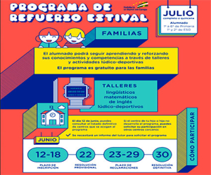 El IES Alhama informa que el plazo para el refuerzo estival finaliza el 19 de junio