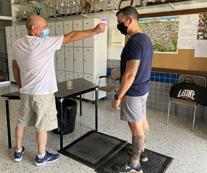 El gimnasio del pabellón municipal de Alhama tomará la temperatura a los usuarios