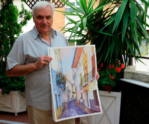 'Alhama y Granada. Raíces y alas', primera exposición de acuarelas de Joaquín Valderrama en la Galería del Carmen