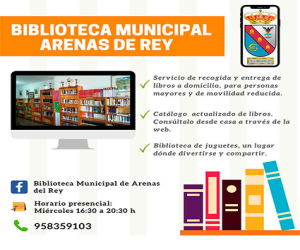 La biblioteca municipal de Arenas del Rey fomenta la lectura y te ayuda a buscar en el catálogo