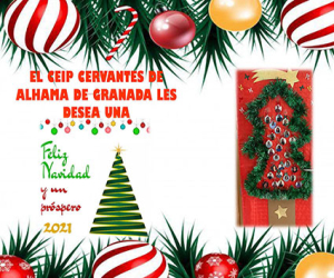 El CEIP Cervantes de Alhama emitió la gala de Navidad en directo