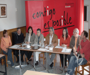 Municipales, 2007: Rueda de prensa de IULV-CA