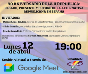 Tertulia del 90º Aniversario de la II República