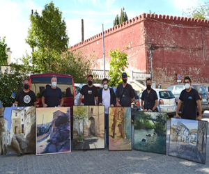 El utrerano Abraham Pinto gana el IX certamen de pintura rápida "Ciudad de Alhama"