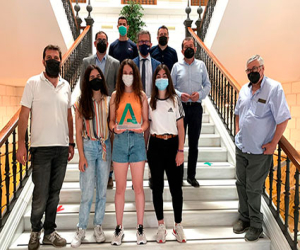 La Delegación Territorial de Educación y Deporte felicita a la UD Alhameña por su ascenso