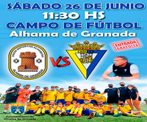 El infantil del Cádiz CF clausurará su temporada en Alhama