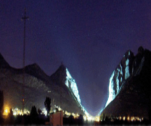 El Boquete de Zafarraya iluminado